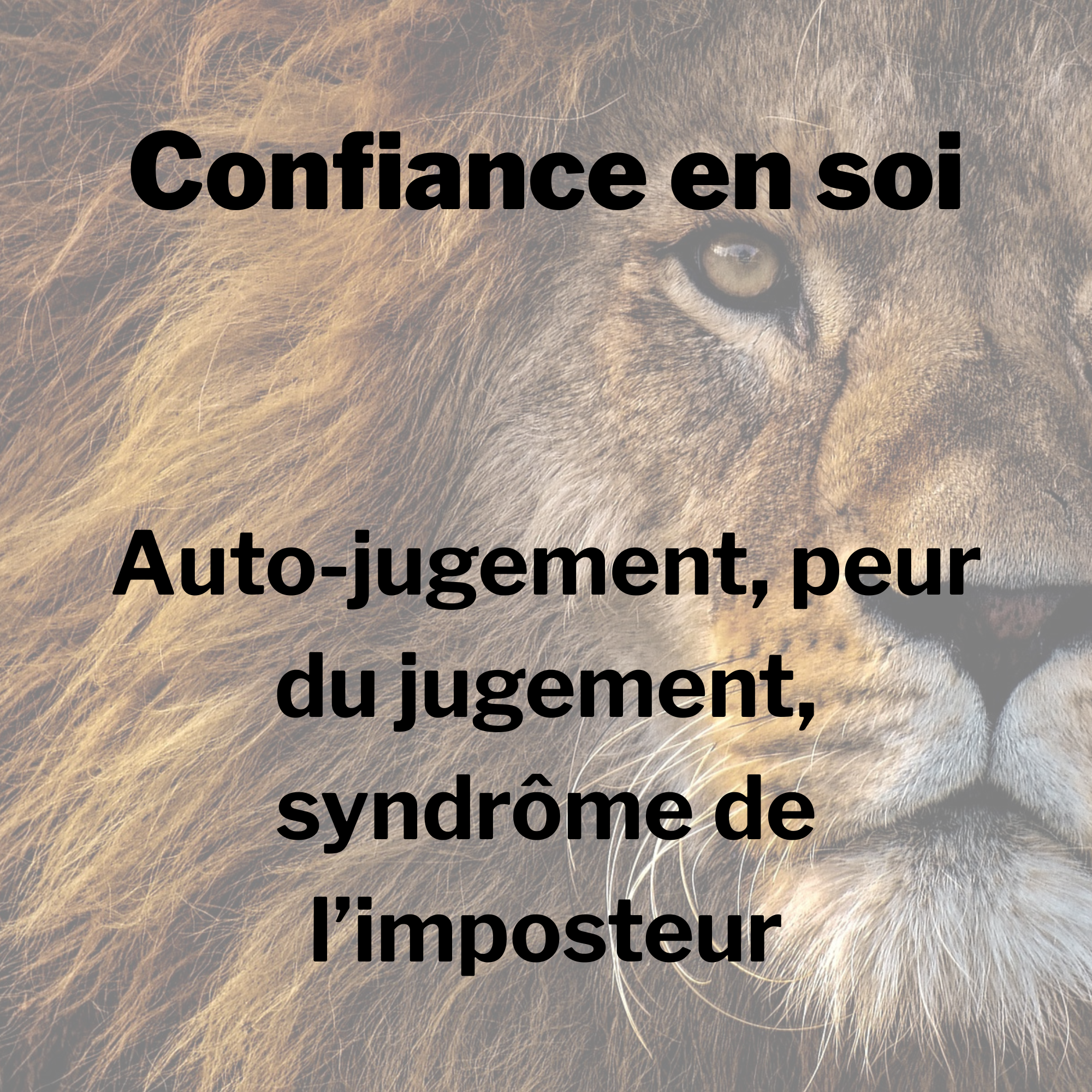 Confiance en soi